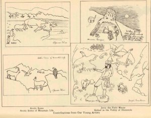 Illustrations from readers, The Brownies' Book, May 1920