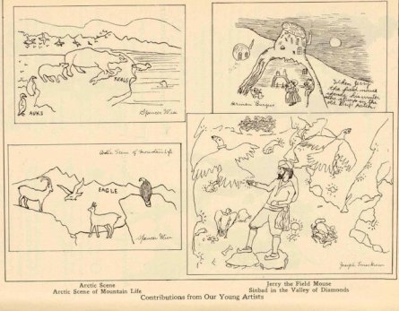 Illustrations from readers, The Brownies' Book, May 1920