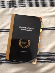 Book, Elements of Retail Salesmanship.