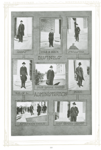 Photographs of Business Administration staff, University of Nebraska, 1920.