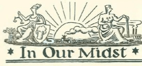 New Yorker header, In Our Midst, 1925