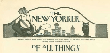 New Yorker Header - Of All Things