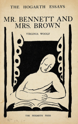 Cover of Mr. Bennett and Mrs. Brown, illustration of woman reading