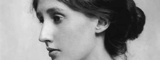 Crop of photo of Virginia Woolf