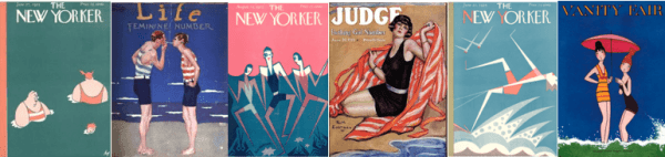 One last summer swim in 1925